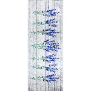 Koberec Protiskluzový koberec / běhoun ANDRE 2716 šedý / fialový