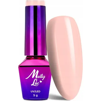 Lak na nehty Molly Lac 521 I'm The Nudelover Porcelain hybridní lak na nehty