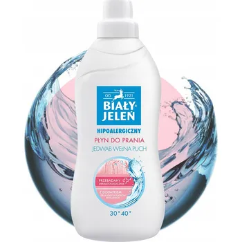 Prací gel Biały Jeleń Hedvábí Vlna Puch, hypoalergenní prací prostředek, 1 l