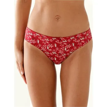 Kalhotky Sada 4 sladěných kalhotek midi s potiskem pantera červená 50/52