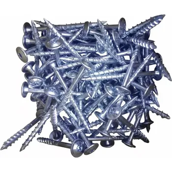 Vrut Konstrukční vrut do dřeva 6x30 mm, talířová hlava, Torx 30, bílý zinek (100 ks)