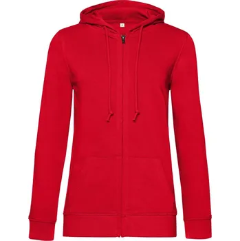 Dámská mikina Inspire Zipped Hood mikina s kapucí dámská M red