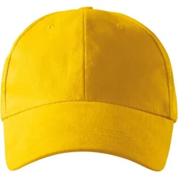 Kšiltovka 6P čepice unisex žlutá uni