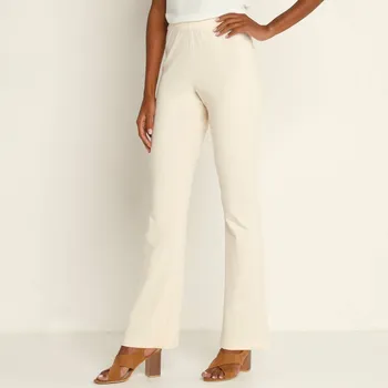 Dámské legíny Bootcut legíny s pružným pasem režná 54