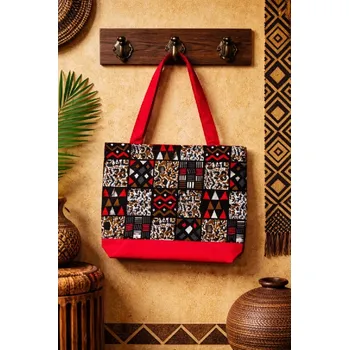 Látková taška_africká mozaika