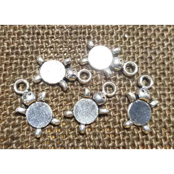 Přívěsek Přívěsek - kov - stříbro - želva