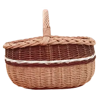 Nákupní košík Proutěný košík hnědý