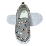 Dětské papuče na gumičku - Teddy Bear ( medvídek ) Barva: Šedá, Velikost: 25