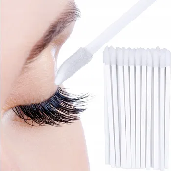 Lesk na rty Purelac Velurové Aplikátory na Rty, Řasy, Obočí a Lesk na Rty 50 Ks Průhledné