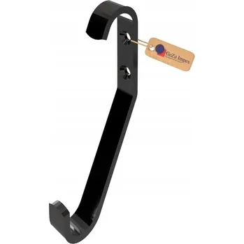 Věšák Věšák, háček na oblečení černý 80 mm, loft styl