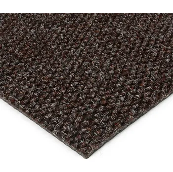 Rohožka Hnědá kobercová zátěžová čisticí zóna FLOMA Fiona - délka 50 cm, šířka 100 cm, výška 1,1 cm - 83332317