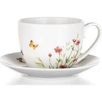 Stolování šálek + podšálek 250ml MEADOW keramický