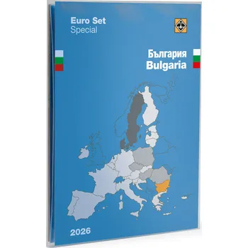 Sběratelství Leuchtturm Mincovní karta pro € sadu mincí Bulharska