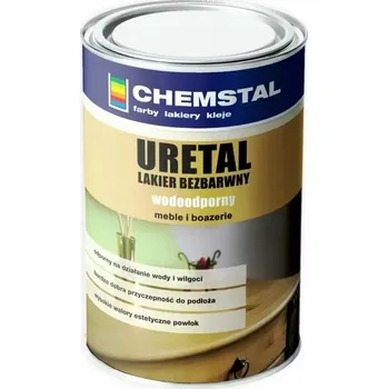 Lak na dřevo Chemstal Uretal bezbarvý lak voděodolný 5L lesk