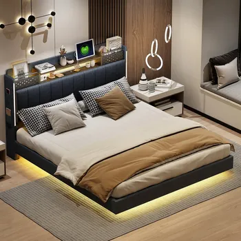 Postel Jednolůžková dřevěná postel Arhatreya 160x200 cm šedá