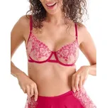 Dámská nevyztužená podprsenka Lisca Highlight 60546 červená 75D