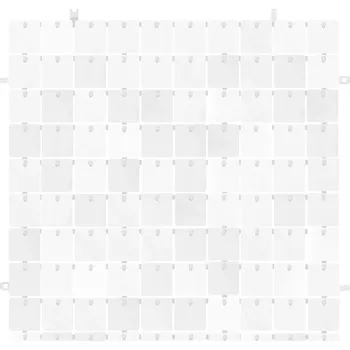Party dekorace Dekorační čtvercový panel bílý 30x30 cm 1ks