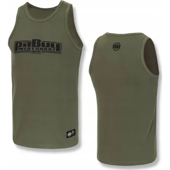 Podprsenka Pitbull tričko bez rukávů kulatý bavlna zelená