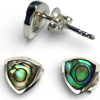 Náušnice Nautila, stříbrné náušnice, perleť 925/1000