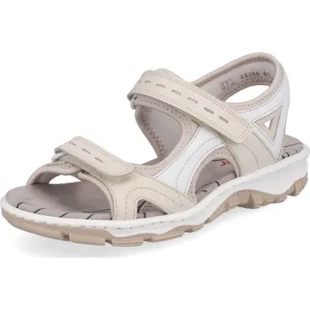 Dámská obuv Dámské sandály RIEKER 68866-62 béžová S6 37