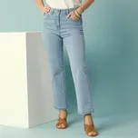 Džíny ke kotníkům, pro menší postavu sepraná modrá 48