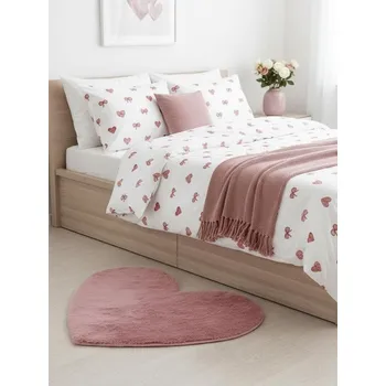 Koberec Sinsay - Koberec s umělou kožešinou - růžová - 669FT-30X - 669FT-30X-ONE-1
