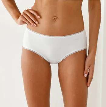 Kalhotky Sada 2 kalhotek midi GO z bio bavlny bílá XL