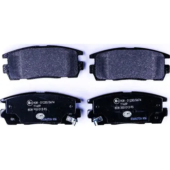 Brzdová destička Sada brzdových destiček, kotoučová brzda HELLA 8DB 355 012-951