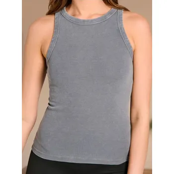 Dámské tričko Sinsay - Tank top - šedá - 300AI-09X - 300AI-09X-XXS