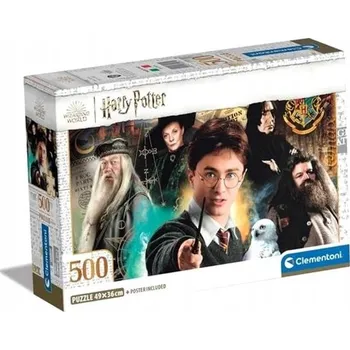 Puzzle Puzzle 500 kompaktních Harry Potter 35534 Clementoni