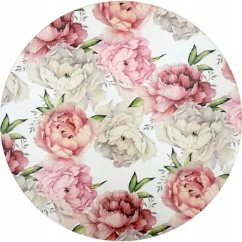 OTOČNÝ BAMBUSOVÝ PODNOS SMUKEE KVĚTINY 28 CM NA POCHUTINY, PRKÉNKO NA SÝRY