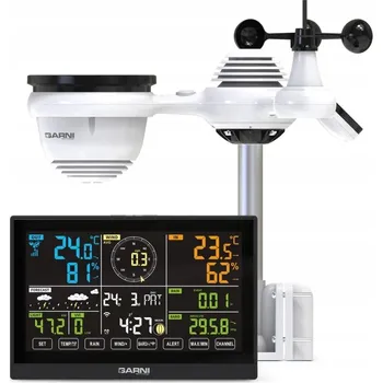 Meteostanice Garni 980 ARCUS bezdrátová meteorologická stanice 7 v 1 s WiFi připojením k internetu