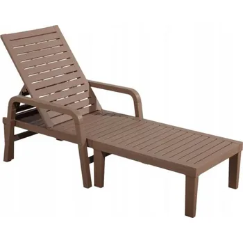 Zahradní lehátko Pro-Tech shop Zahradní lehátko - světle hnědé 62277 ZUM6416