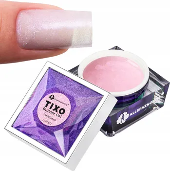 Lak na nehty Stavební Gel s tixotropií na nehty ALLEPAZNOKCIE Tixo PinkSecco 50 g