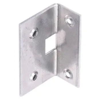 Nábytkové kování Komas Zapadací plech lomený 11021 protiplech úhlový