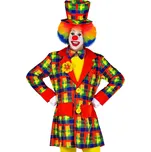 Pánský kostým Klaun barevné kostkované…