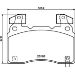 Sada brzdových destiček, kotoučová brzda HELLA PAGID 8DB 355 040-471