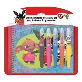 omalovánky Bing - Set s foukacími fixy a notesem