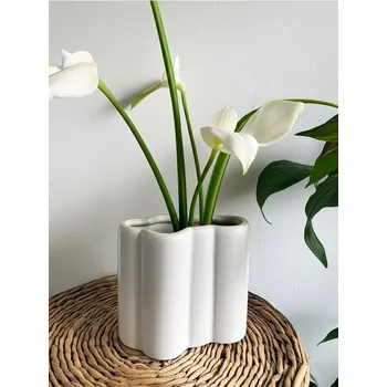 Váza Sinsay - Keramická váza - bílá - 564GL-00X - 564GL-00X-ONE