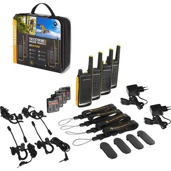Vysílačka Vysílačka Motorola T82 Extreme, Quad pack, černo-žlutá
