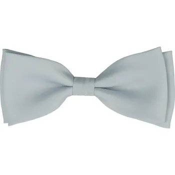 Motýlek Světle šedý pánský motýlek matný