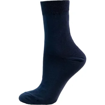 100% bavlněné ponožky modré - hladké, Velikost: 38 - 40 (5 - 6), Barva: Modrá