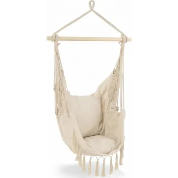 Houpací síť Závěsné zahradní houpačka 130 x 100 cm