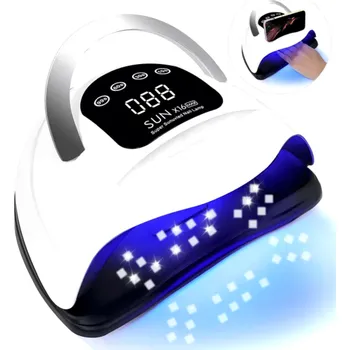 UV lampa na nehty Nailee Profesionální přenosná LED lampa na nehty SUN X16 Max bílá