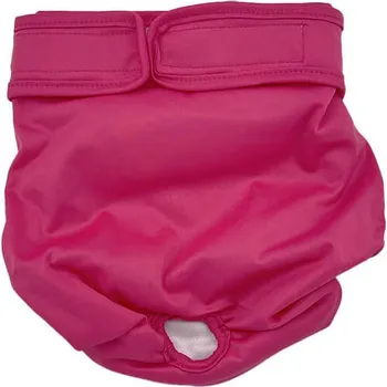 Obleček pro psa Vsepropejska Pink růžové hárací kalhotky pro psa Barva: Tmavě růžová, Obvod slabin (cm): 28 - 34