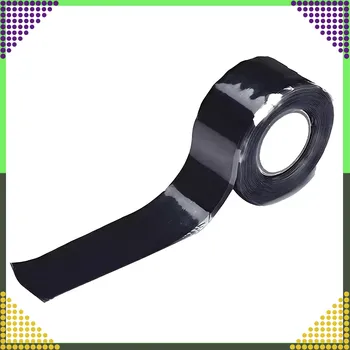 Lepicí páska Samofixační silikonová těsnicí páska, černá 25 mm × 3 m