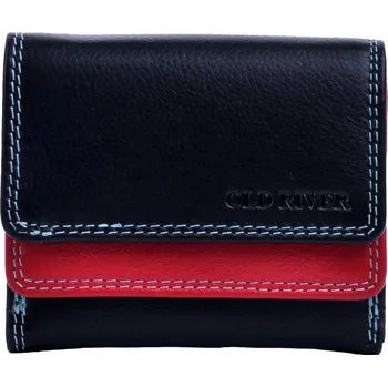 Peněženka Dámská malá peněženka 136-F černá multi, Old River
