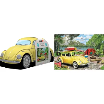 Dětské zboží EUROGRAPHICS v plechové krabičce Volkswagen Brouk v kempu 550 dílků