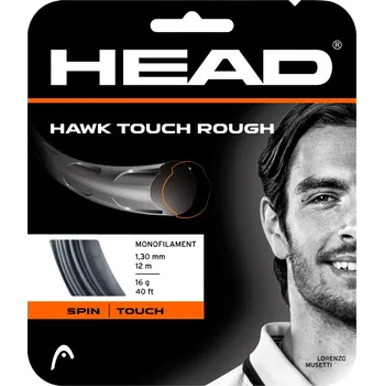 Struna na výplet tenisové rakety Tenisový výplet Head Hawk Touch Rough Set Black 1.25 mm