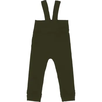 Tepláčky s traky Basic - Khaki Velikost: 56